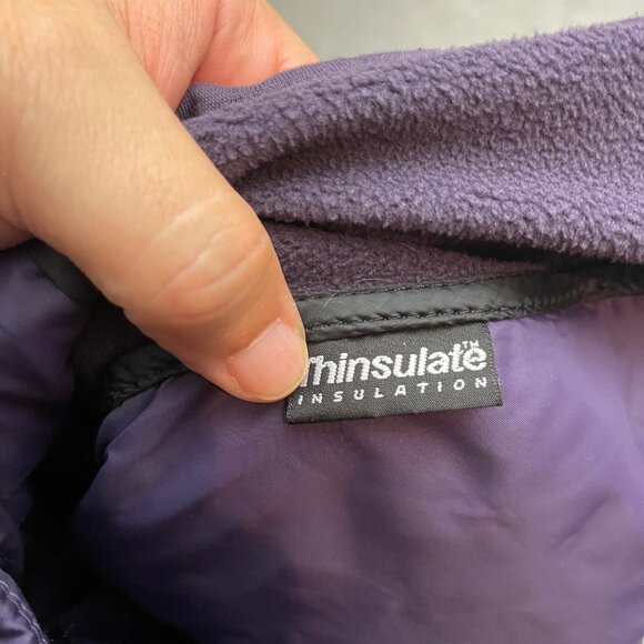 LL Bean Thinsulate Quilted Full Zip Vest Size Women’s Small Puffer - Picture 5 of 7